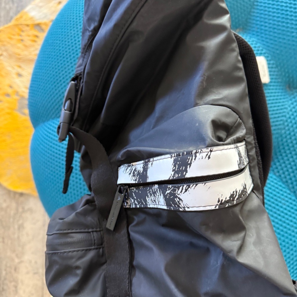 Stella McCartney and Adidas Backpack in Black with White Side Accent - Picture 3 of 7